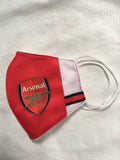 Premier League Arsenal Face Mask Red