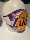 NBA Los Angeles Lakers Face Mask with Adjustable strap