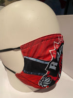 NBA Toronto Raptors Red Face Mask with adjustable strap